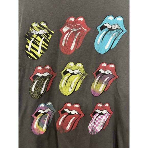 Rolling Stones Short Sleeve Graphic T-Shirt Size Large Band Tee - Picture 2 of 4